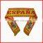 Spain scarf,130*14cm sports scarf,country scarf