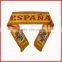 130*14cm satin Portugal football scarf