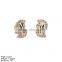 GZA9-022 New Arrivals High Quality Jewelry Earring Diamond Cut Stud Earrings