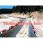 Cold resistant conveyor belt with EP/nylon/cotton canvas