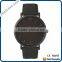 stainless steel genuine leather strap quartz OEM original branded fashion wrist watches customized man watches