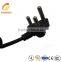 factory suppy 3 pin european standard ac power cord cable