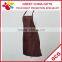 Promotional Polyester Twill Custom Logo Black Edge Bib Kitchen Apron with Pockets