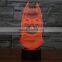 3D Optical Illusion Batman Night Lamp Night Light 7 Colorful LEDs Ultra-thin Acrylic Light