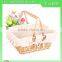 Wholesale Wicker Swing Handled picnic shopping baskets