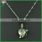 New style trend AAA purple cubic zirconia fashion 925 sterling silver gemstone pendants