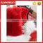 V-243 cheap simple christmas santa claus decoration hat polar fleece christmas ornament gift