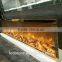 2000mm Golden Color Decorative Embedded Electric Fireplace