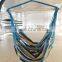 portable colorful striped 100% cotton hammock for outdoors or indoors using