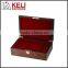 Grainy paper MDF wooden jewelry box