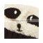 custom winter panda head high quality wholesale plush animal hat