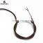Dark Brown Fabric Textile Power Cord Round,Colourful Fabric Electric Cord