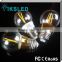 Patent Vintage 360 degree COB COG Blue sapphire glass E14 E12 C35 2W/3W/4W Flame Candle LED filament bulb
