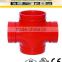 ASTM-A536 Grade 64-45-12 Ductile Iron Grooved Fitting Cross