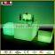LED Plastic Cube Stool/RGB Light Colors Changing LED Cube For Sitting