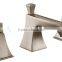 Modern Widespread Bathroom Three Holes Sink Faucet with Double Handles