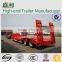 High quality Best price tri-axle low bed semi trailers