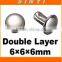 Metal double cap head rivet Collision Nail