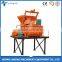 500 liter electric double shaft concrete mixer