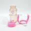 New 2016 best selling products BPA-free baby thermos silicone baby feeding bottle with nipple