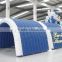 Giant advertising blue inflatable dome tent for sale