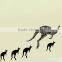 Wholesale Fashion Childrens Decorative Funny Birds PVC Vinyl Wall Sticker