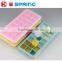 21 cavities rectangular shape silicone ice cube tray mold with lid cover for bar wine beer making baking supplies tools