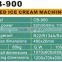 Factory made ice cream roll frying two / double pans maker 110v 220v50/60hz