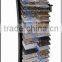 SR017-2 New Style Metal Curve floor display Stand for Marble and granite