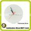 Round Sublimation hardboard MDF Wall Clock for home decoration wholesales