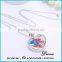 2016 Hot fashion hot Selling Real Flower Glass Bottle Locket Necklace