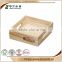 Fashionable best selling Accept OEM rustic hinging rectangle wooden tray