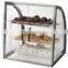 Acrylic Food Display Case Plastic Trays, Black Frame