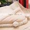 GOTS organic cotton & Shu Velveteen baby swaddle newborn blankets brown style