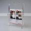 acrylic brochure holder for bank display clear