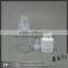 HD 10ml bottle PET vapor ejuice bottle with transparent childproof and tamper proof cap