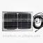 solar panel 5W , 5.5V portable solar lighting system kit