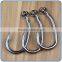 Wholesale custom cheap silver thick stainless steel fishing hooks