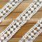 fashion polyester color embroidered lace trim