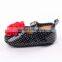 drill floral print infant flower leather shoe baby girl shoes