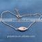 Tear Drop Thin Chain 925 Sterling Silver Women Fashion Bracelet 2016