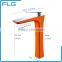 Fast Delivery Orange Bathroom Chrome Basin Faucet Single Lever