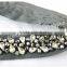 Fashional shinning 2.4cm webbing rhinestone crystal trims for garment