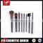 8pcs synthetic hair with face makeup brush kit