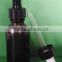 30ml matte black glass e cig liquid dropper bottle with paper cardboard tube package