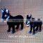 walking donkey garden decor christmas fake fur real donkey