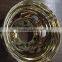 Gold-plating chrome steel wheels