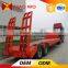 Hot sale 60 tons dimensions tri-axle semi low bed truck trailer