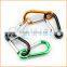 Fashion High Quality zinc coated carabiner with safety nut and screw