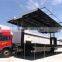 mobile stage advertising led display truck for show